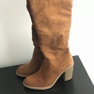 over knee heel boot - Brand new